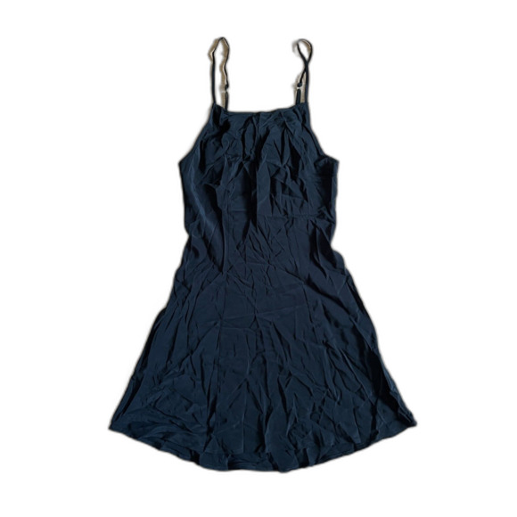 STONE COLD FOX Black 100% Silk Slip Mini Dress Women's Size 2 - Picture 2 of 8